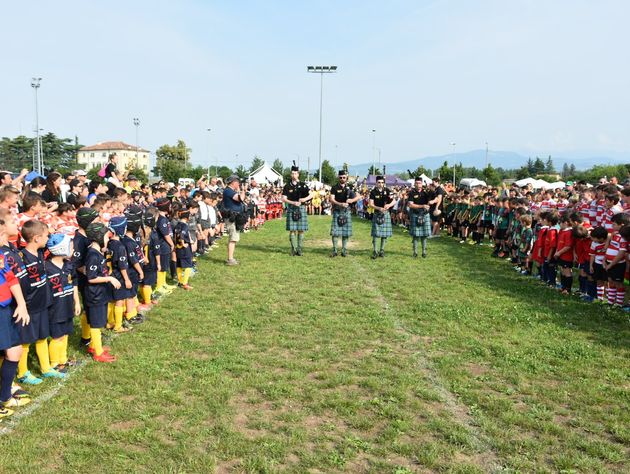Minirugby impegnato al 7 Torneo città di Verona
