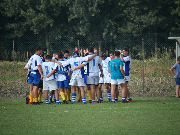 Partita sfortunata dell'Under 16 della FTGI Rugby Polesine