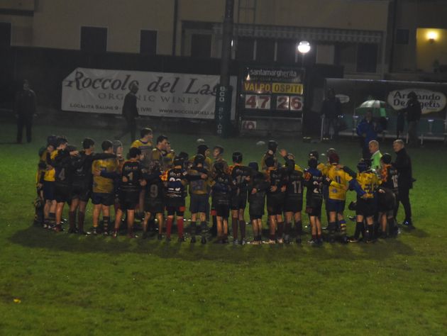 Minirugby fermo, Under 14 gioca e perde con il Valpolicella