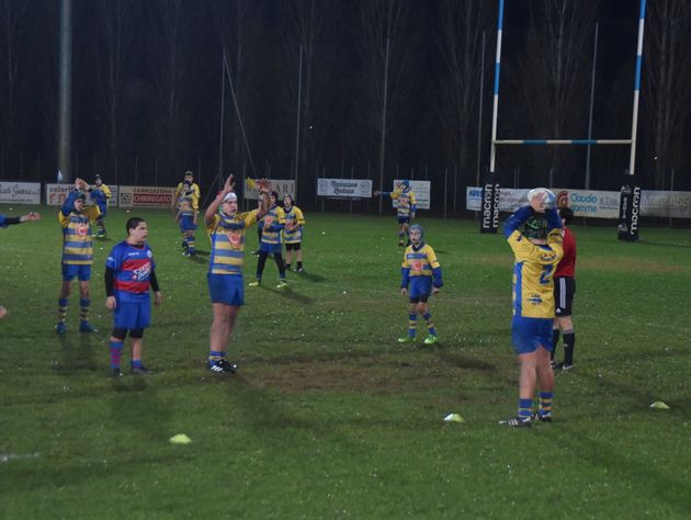 Frassinelle, rugby e fango connubio perfetto per i piccoli atleti gialloblu