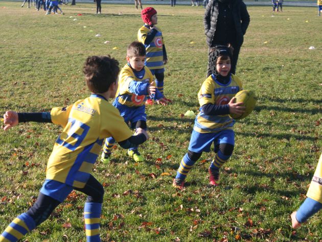 Ultima domenica del 2021 di vertimento del minirugby del Frassinelle