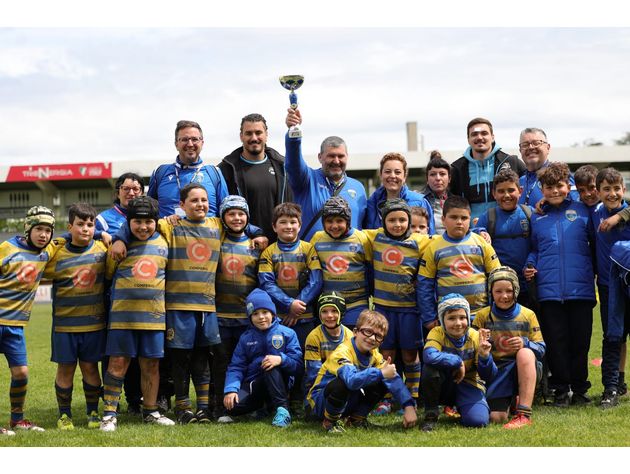 Il minirugby del Frassinelle vincente al prestigioso torneo 